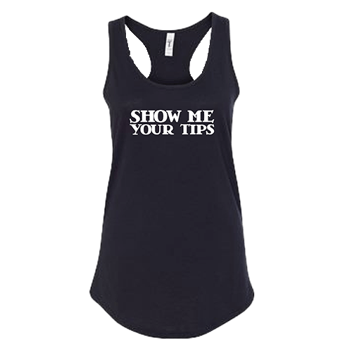 Show Me Your Tips Razorback Tank Top Front
