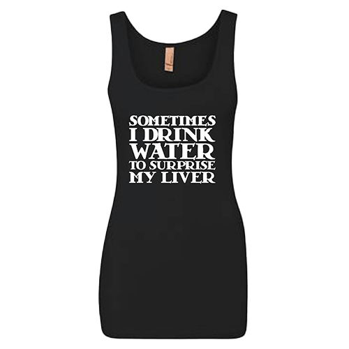 Surprise My Liver Tank Top Front