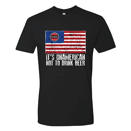 "It's Unamerican Not to Drink Beer" T-Shirt Front