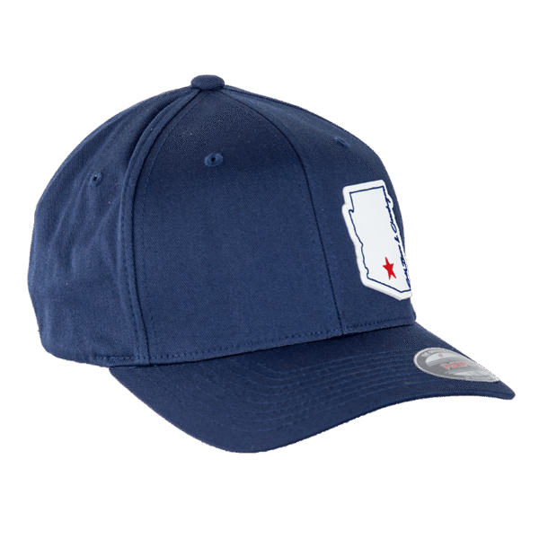 AZ State Patch Flexfit Hat Navy