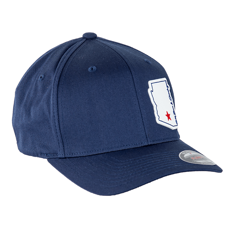 AZ State Patch Flexfit Hat Navy