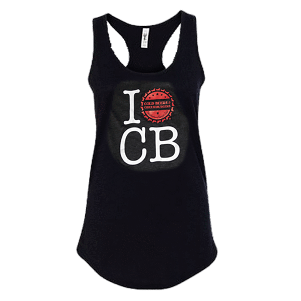 I Love CBCB Women's Racerback Tank Top