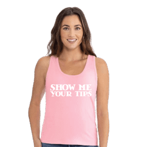 Show Me Your Tips Tank Top Pink